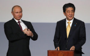 Putin and Abe discuss peace treaty over Kuril islands