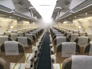 PIA replaces its pillows with disposable ones to ensure hygiene