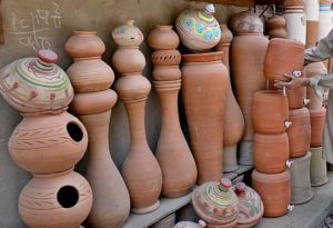Clay pots