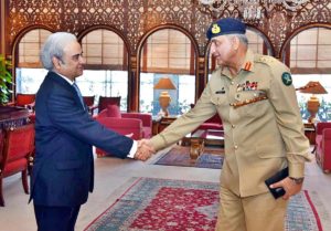 Caretaker PM, COAS discuss matters pertaining to Pak Army