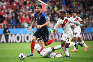 France into World Cup knockout stage after beating Peru