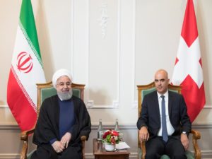 Iran, Switzerland presidents vow to back nuclear deal