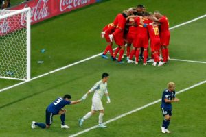 Belgium beat Japan 3-2 to reach World Cup quarter-finals