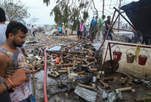 India fireworks factory fire kills nine workers