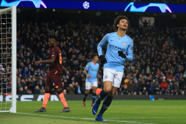 Sane double secures Champions League top spot for Man City Sane double secures Champions League top spot for Man City