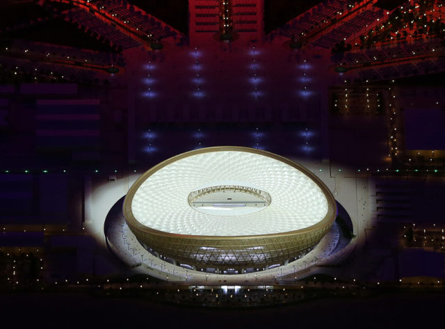 Qatar unveils 2022 World Cup final stadium design Qatar unveils 2022 World Cup final stadium design