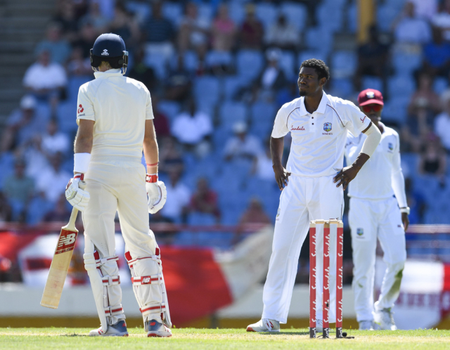 England 114-4 at tea against West Indies England 114-4 at tea against West Indies