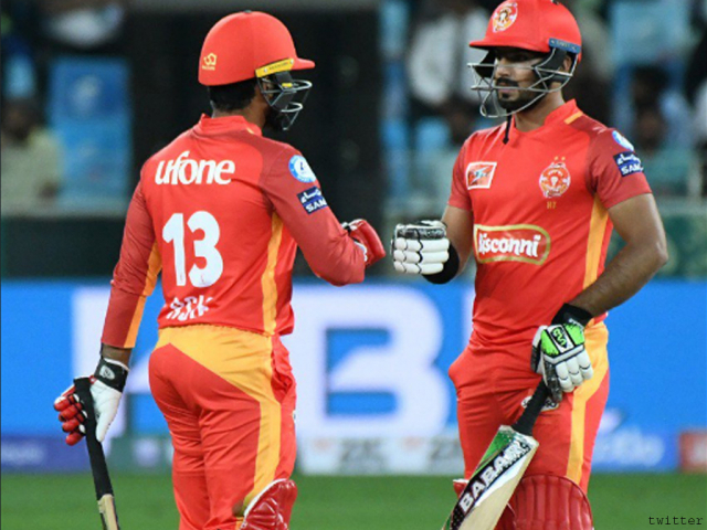 Islamabad United beat Lahore Qalandars by five wickets Islamabad United beat Lahore Qalandars by five wickets