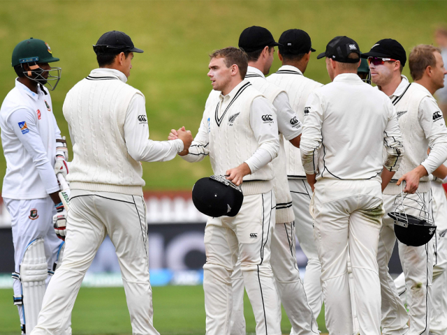 New Zealand beat Bangladesh in second Test to win series New Zealand beat Bangladesh in second Test to win series