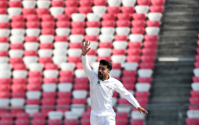 Khan takes five, Afghanistan set 147 to win maiden Test Khan takes five, Afghanistan set 147 to win maiden Test