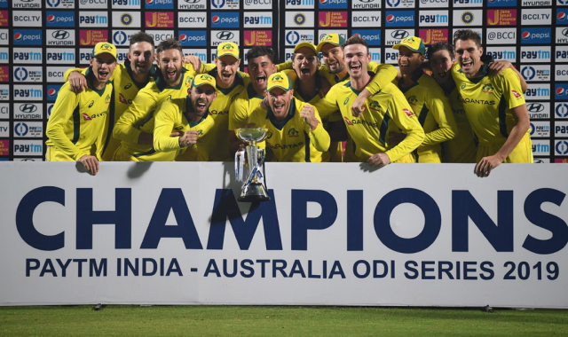 Australia beat India, clinch ODI series 3-2 Australia beat India, clinch ODI series 3-2